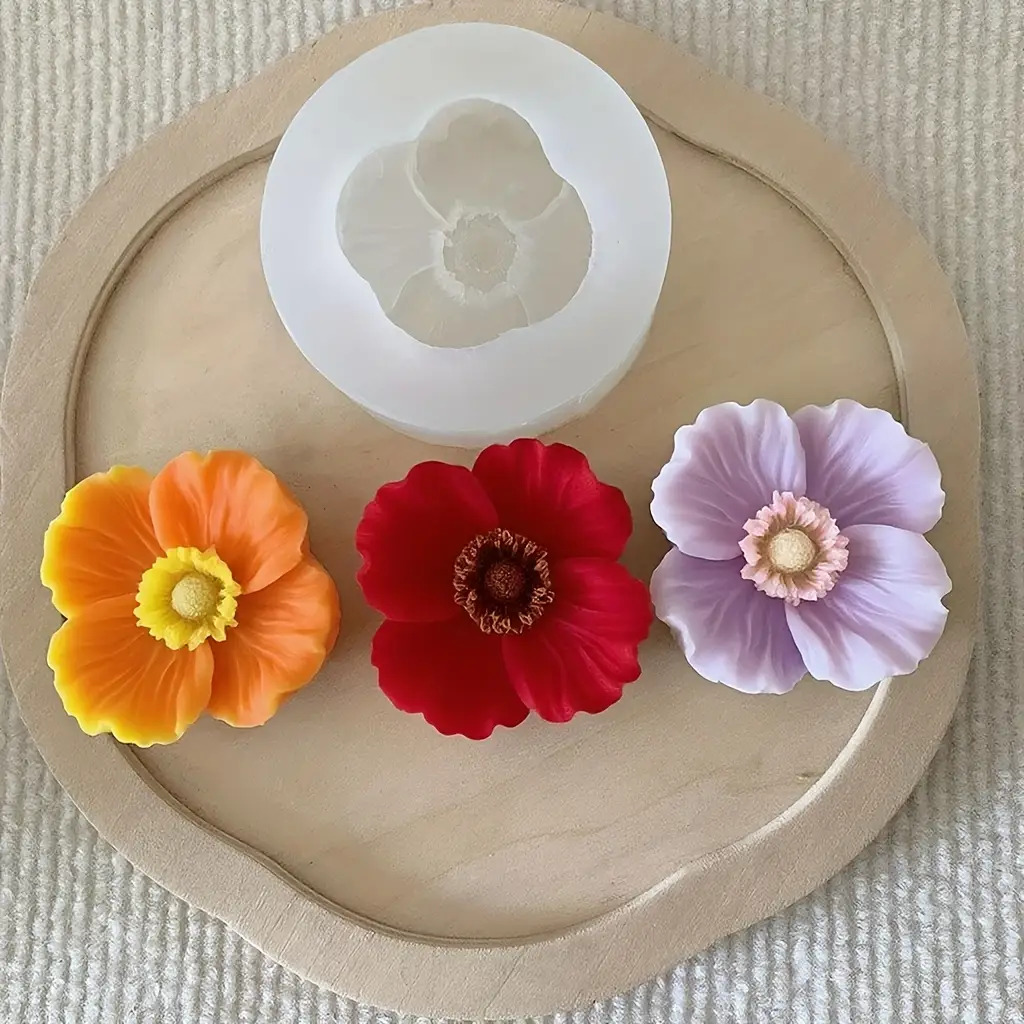 Flower Silicone Candle Mold, C - Soap Making Gifts ulasan dan harga