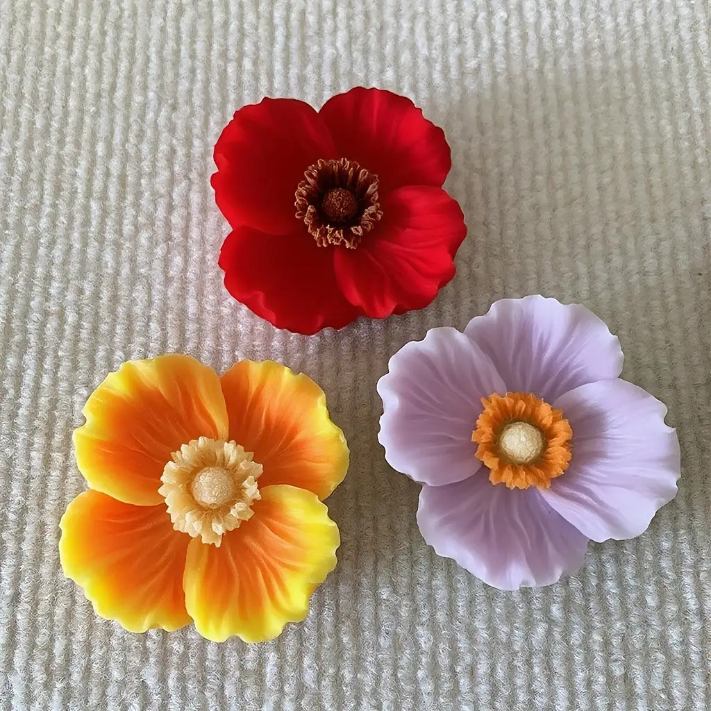 Flower Silicone Candle Mold, C - Soap Making Gifts ulasan dan harga
