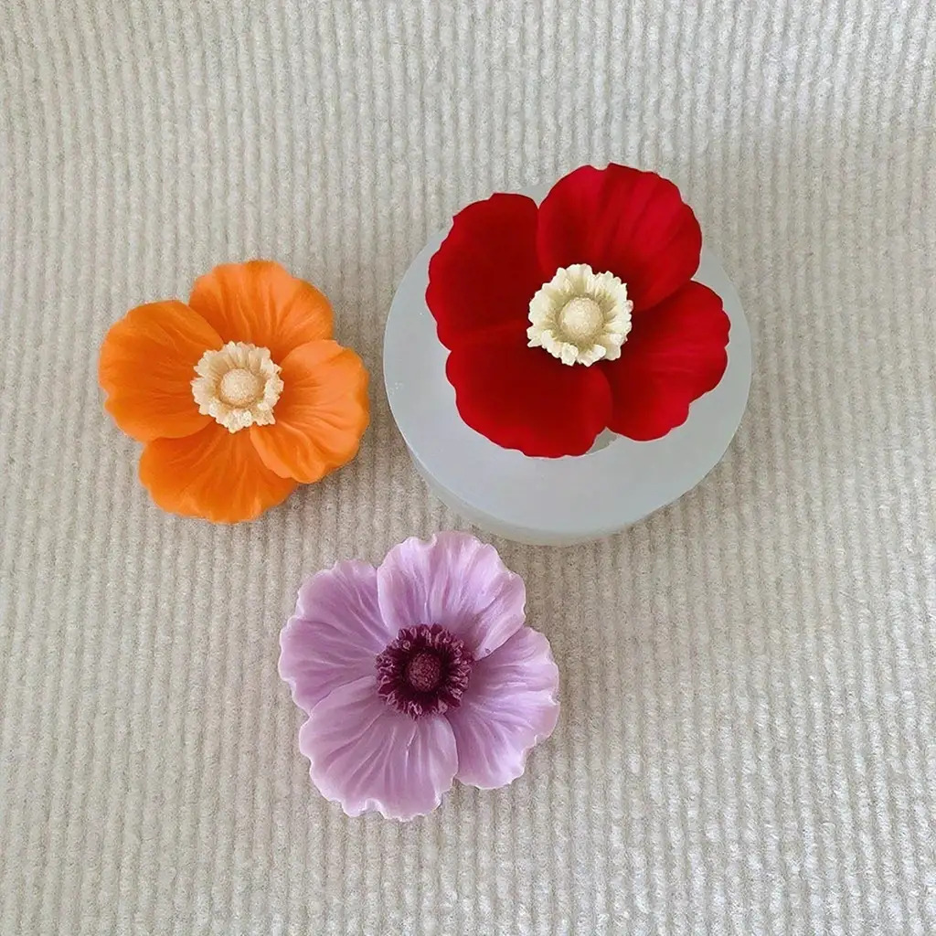 Flower Silicone Candle Mold, C - Soap Making Gifts ulasan dan harga