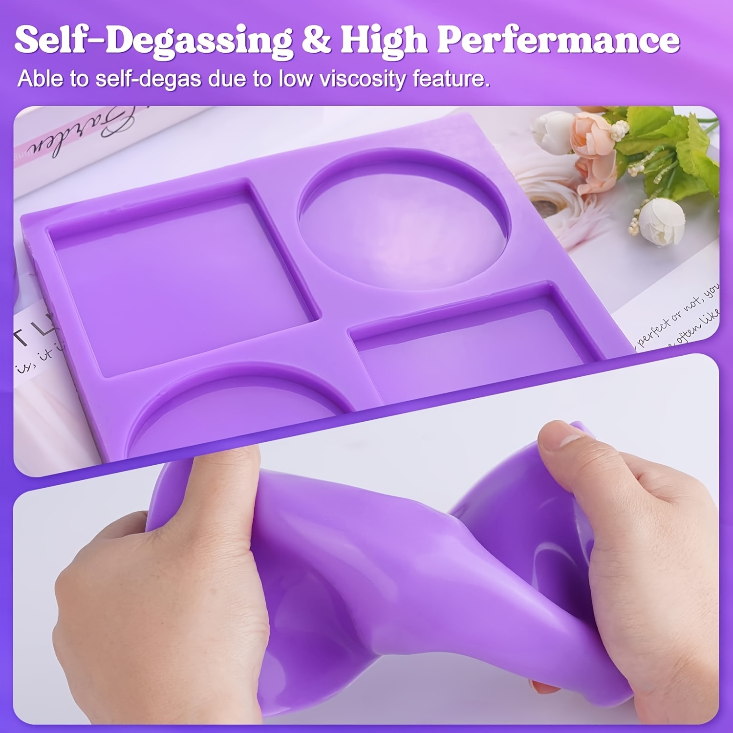 Purple Liquid Silicone Rubber  - Soap Making Kit For Beginners ulasan dan harga