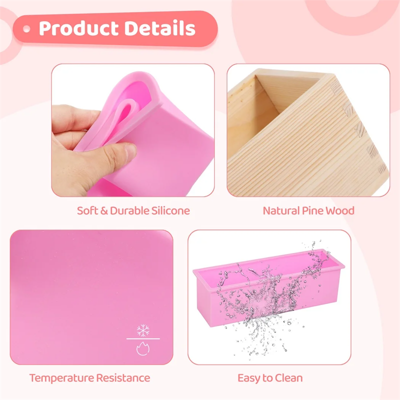 Rectangular Silicone Soap Loaf - Soap Making Kit For Beginners ulasan dan harga